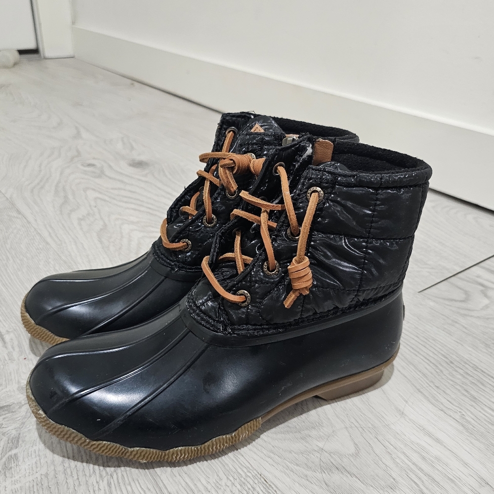 Sperry Skinny Quilt Textile/Eva Limitied Edition Boot Ladies Size 6.5 Outdoors